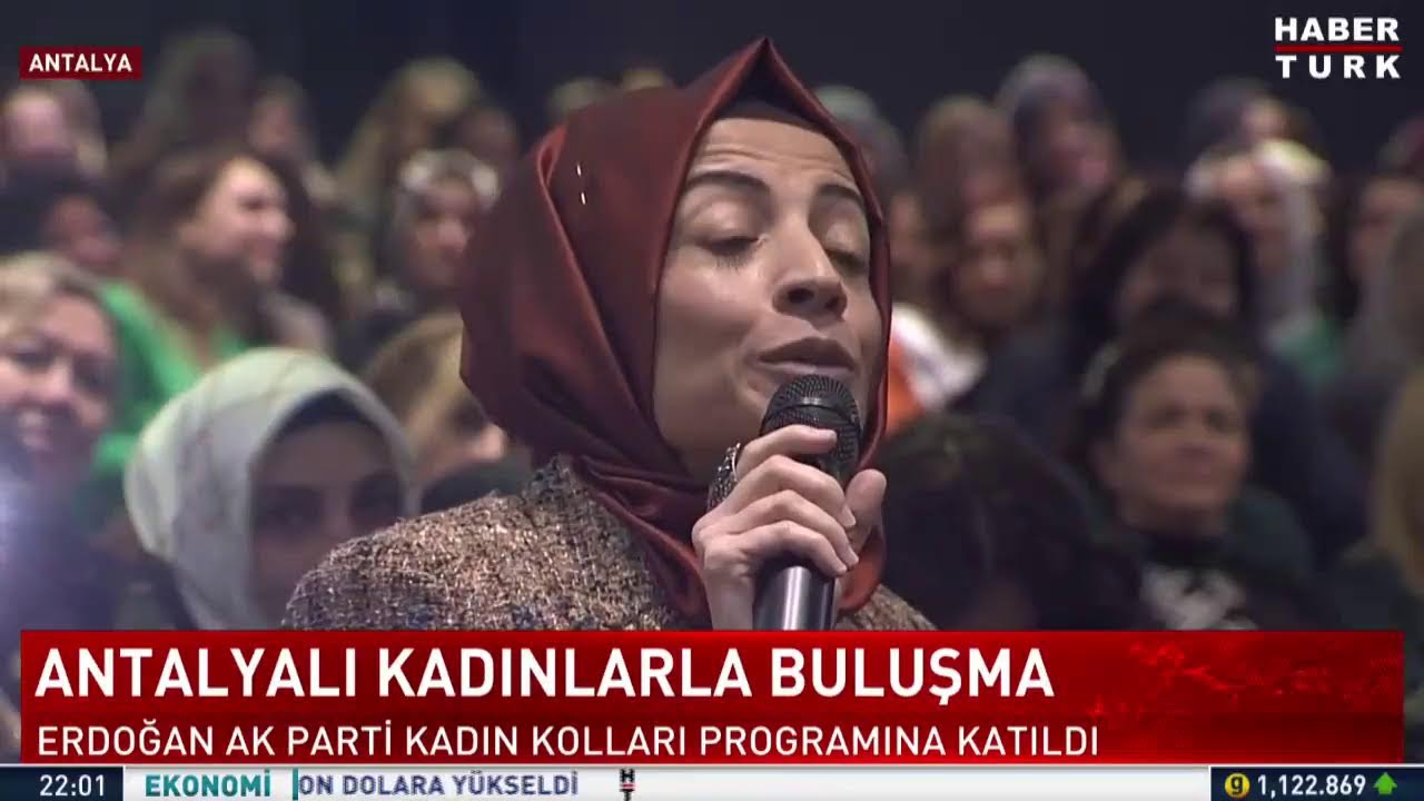 Cumhurbaşkanı Erdoğan Antalyalı kadınlarla buluştu... Cumhurbaşkanı Erdoğan konuşuyor