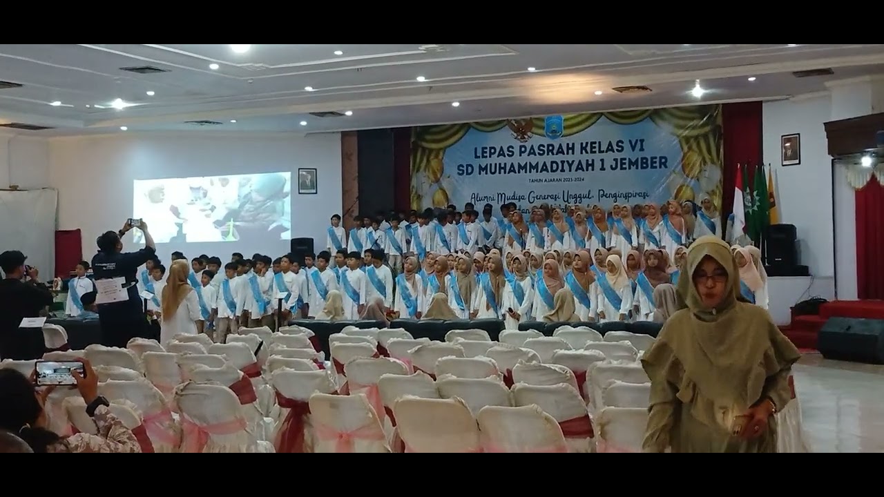 Lepas Pisah Kelas 6 SD Muhammadiyah 1 Jember Tahun 2024