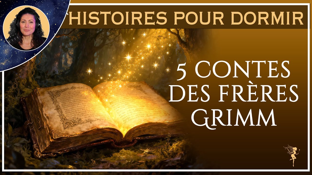 Histoire pour dormir  |  5 Contes de Grimm | VOIX HUMAINE