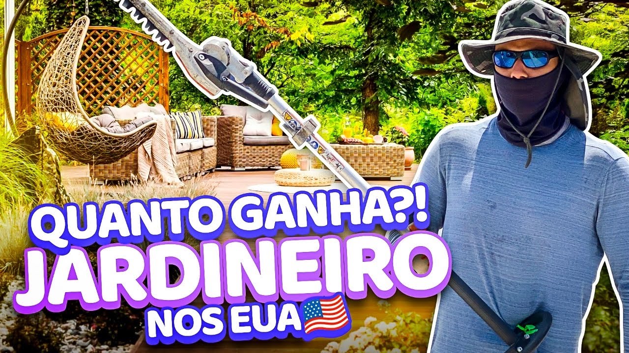 Como trabalhar nos EUA de Jardineiro ! 🇺🇸