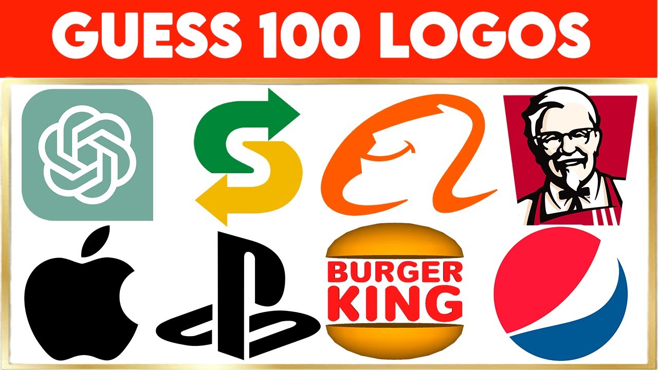 Guess 100 Logos in 3 Seconds| Guess The Logo Quiz| Guess the Logo Quiz Riddles, Brain Teasers