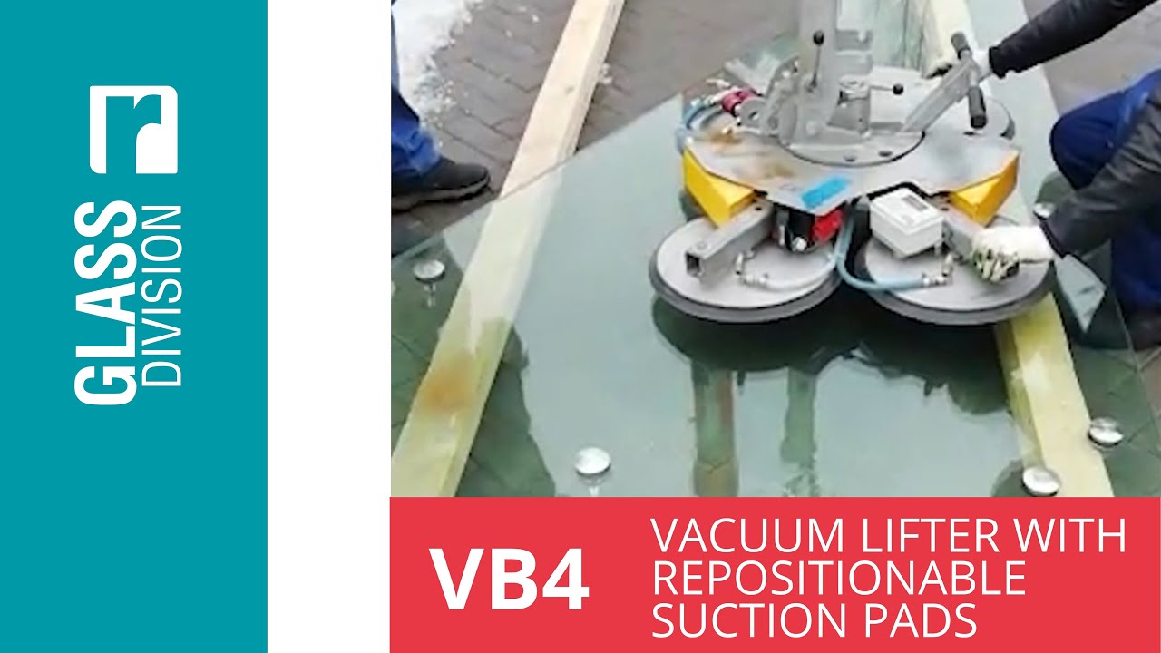VB4 RCMBM | Battery-powered Glass Vacuum Lifter specific for construction site | Max 600kg