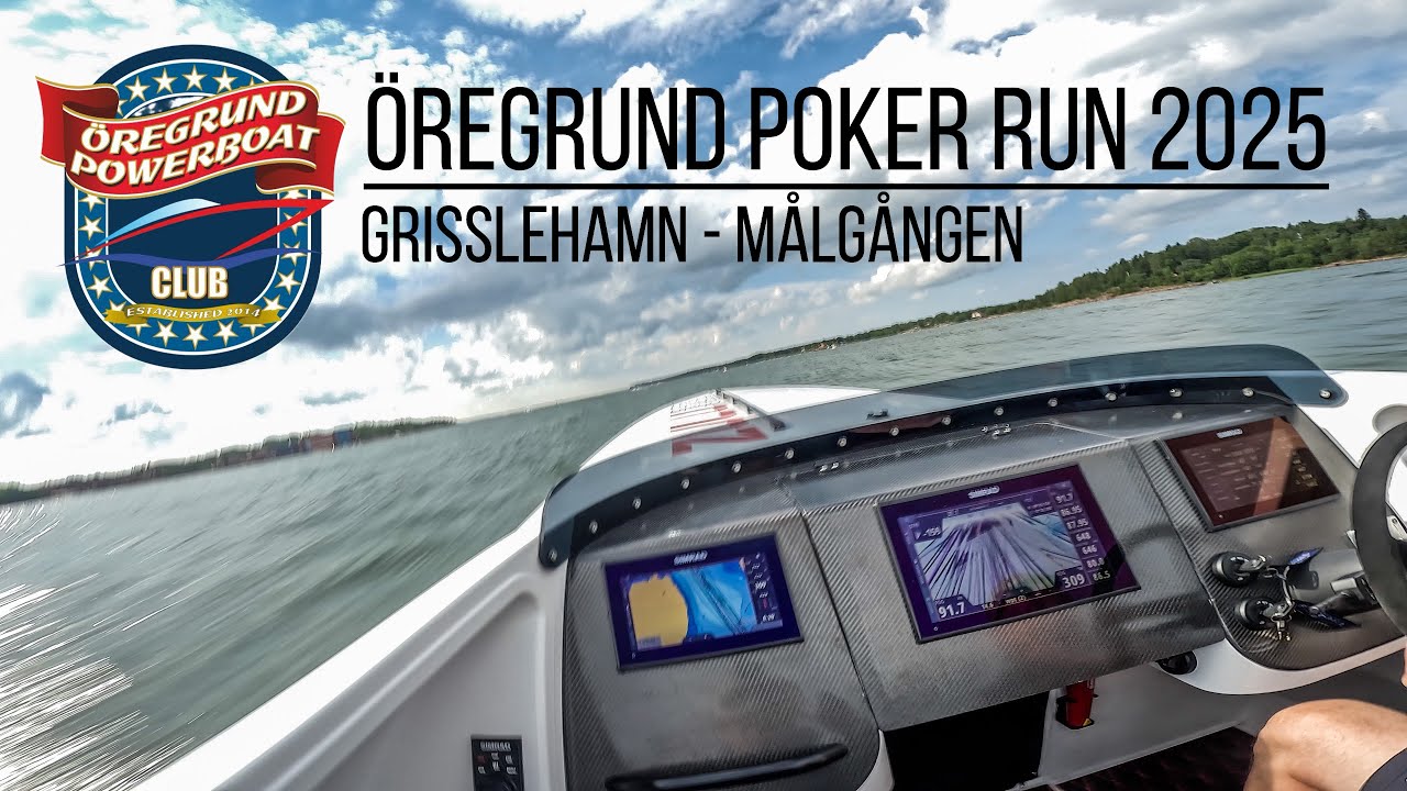 Öregrund Poker Run 2025 | Från Grisslehamn till målgången