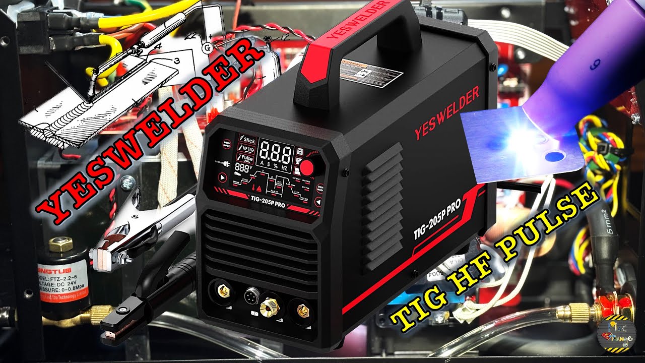 YESWELDER SALDATRICE A TIG STORIA BREVETTI FUNZIONI UTILIZZO TRUCCHI CONSIGLI IDEE TIG LIFT PULSE HF