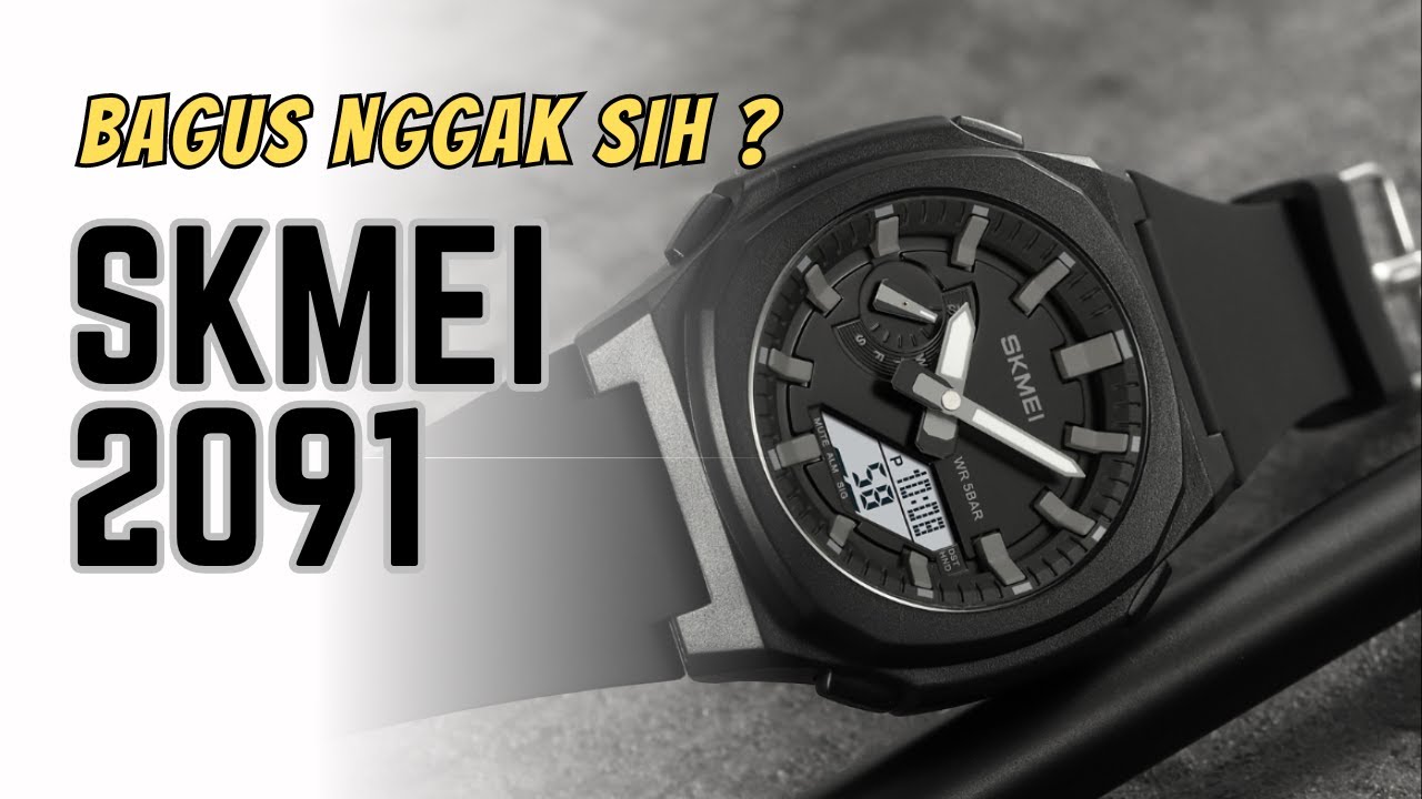 Review Plus Minus Skmei 2091: Bentuk Nautilus, Isi CasiOak, Body Plastik