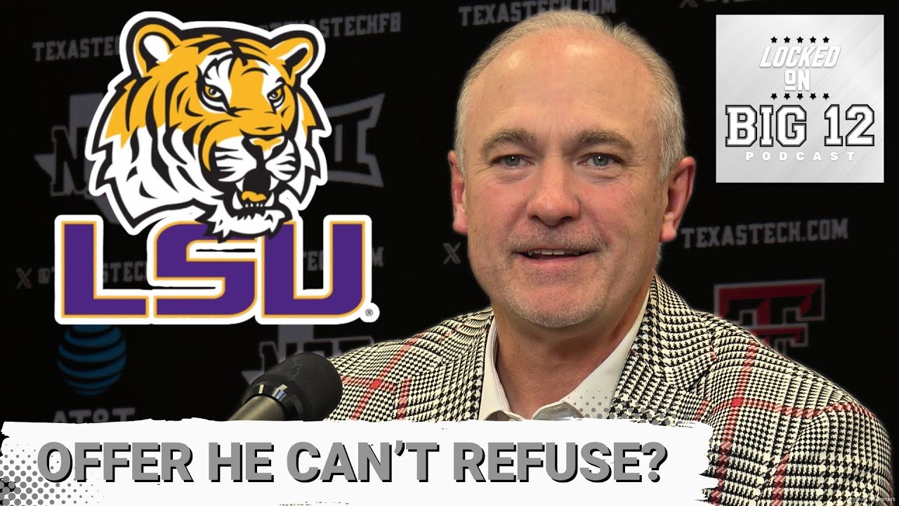 BREAKING: LSU Plane JUST LANDED IN Lubbock, Will Joey McGuire Leave Texas Tech for SEC Football?