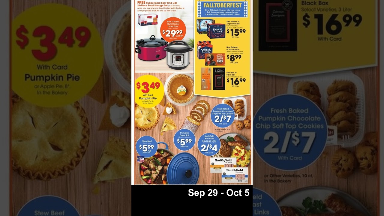 Kroger Weekly Ad Sep 29 - Oct 5 #kroger #weeklyads