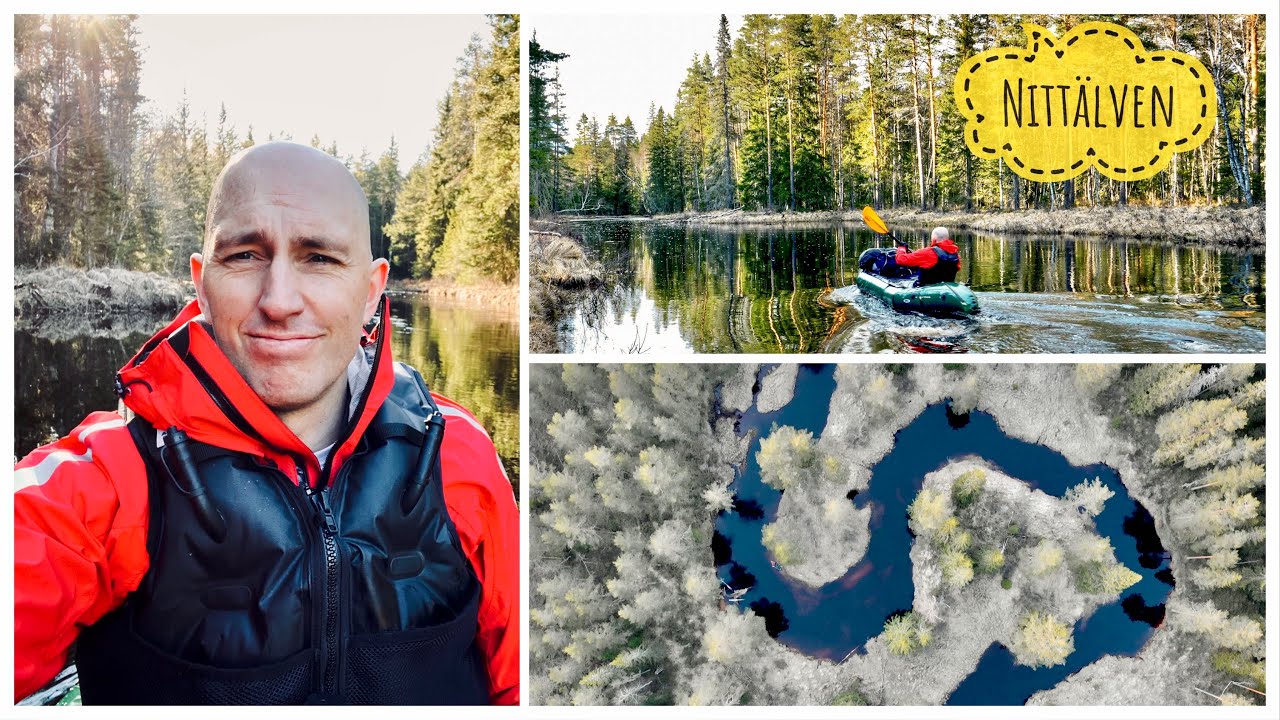 Nittälven -  paddling & övernattning i vildmarken med MRS Adventure X2 packraft