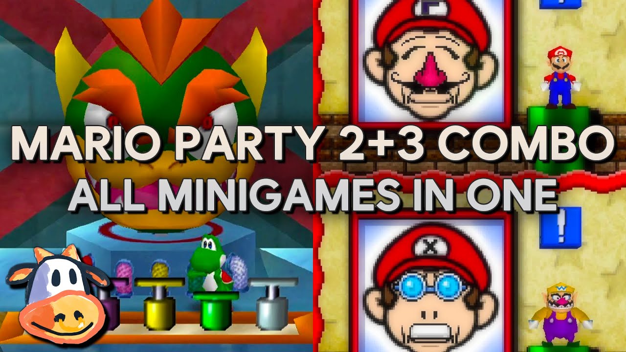 Mario Party 2 and 3 Combo Mod with the Fellas (All Minigames in One)