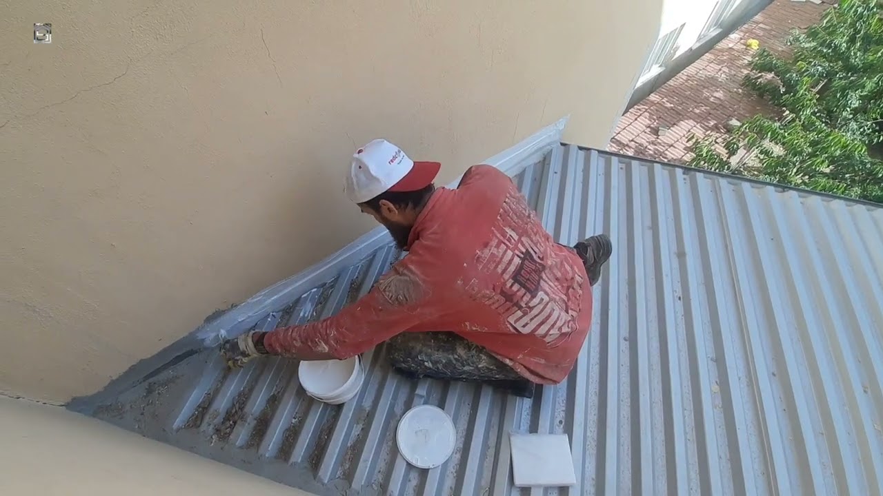 trapez çatı su yalıtımı , likit membran uygulaması