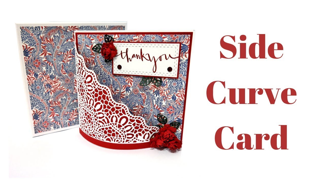 Side Curve Card | Bendi Cards | Fun Fold Cards Mixed Up Craft