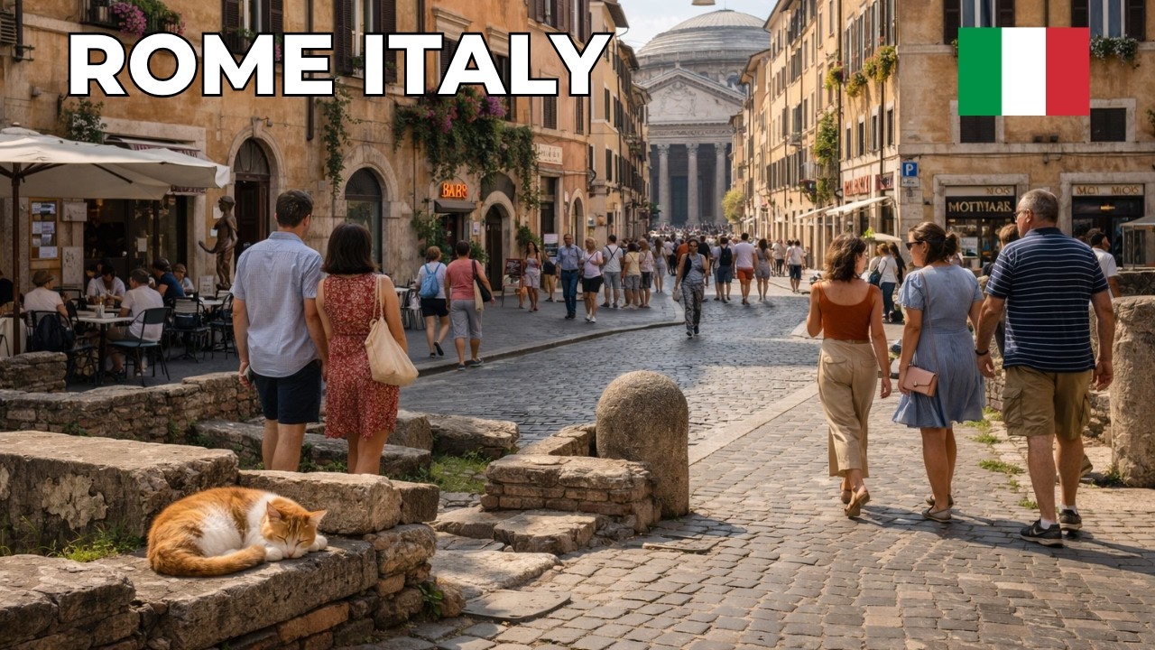 Rome Italy - THIS IS ROME IN MARCH 2026 | 4K Rome Walks