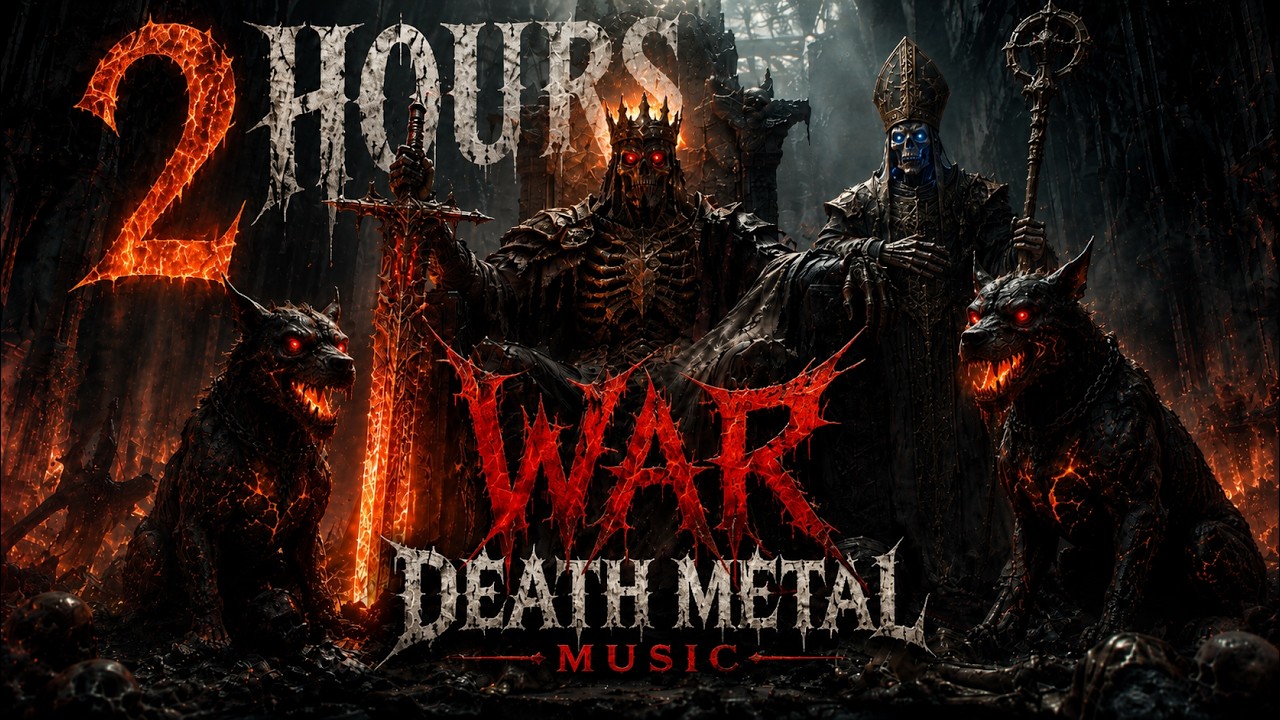 🔥💀No Man&rsquo;s Hymnal | 2 HOURS of War Death Metal | FULL ALBUM 2026 | HM-2💀🔥