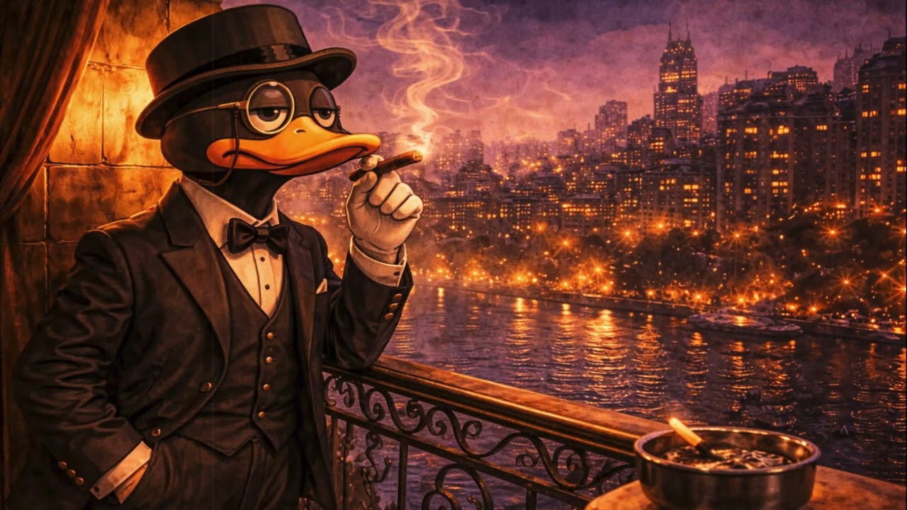 Chill Lo-Fi for Focus: Ducks Wander Cityscapes