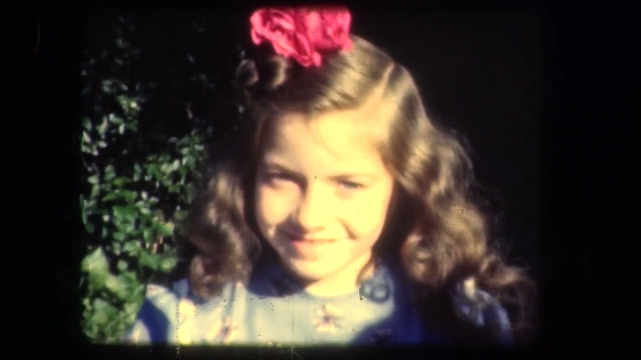 1946 1950 reel 8 pt 1 Jones fam at farm,in town, Uncle Vechel,J, '47 Easter, J 3rd bday, 50 david 1s