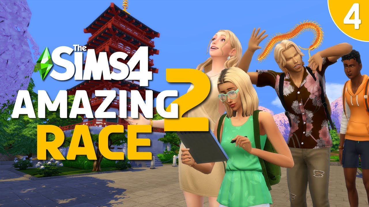 THE SIGHTS OF SENBAMACHI | Sims Amazing Race 2 EP04 | The Sims 4