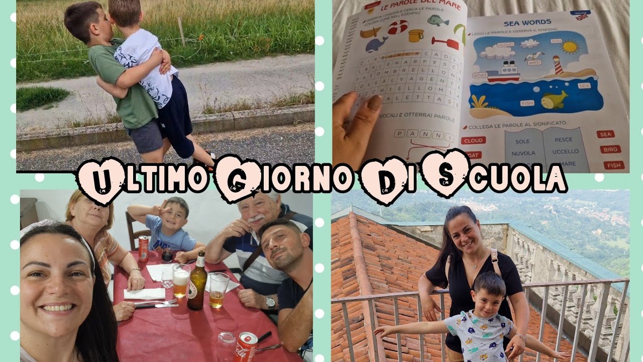 Ultimo giorno di Scuola/Acquisti per Marek/gita di famiglia a Superga