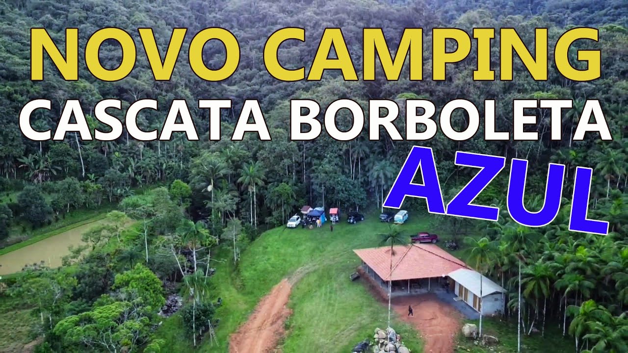 Novo Camping Cascata Borboleta Azul em Ascurra