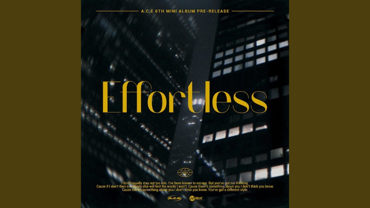 A.C.E (에이스) 'Effortless' Official Audio