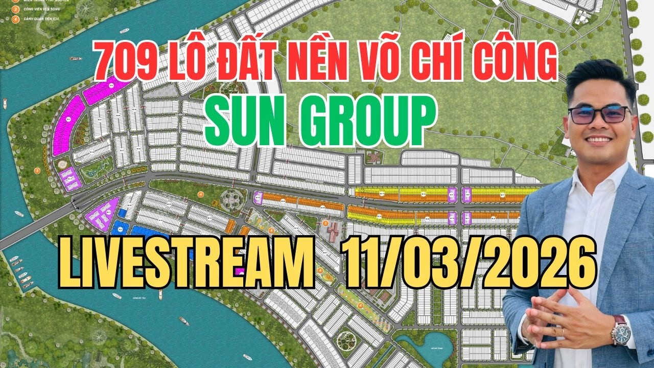 Livestream cập nhật đất nền Võ Chí Công và Vin Làng Vân 11/03/2026 | 2 BDS hot nhất Đà Nẵng 2026