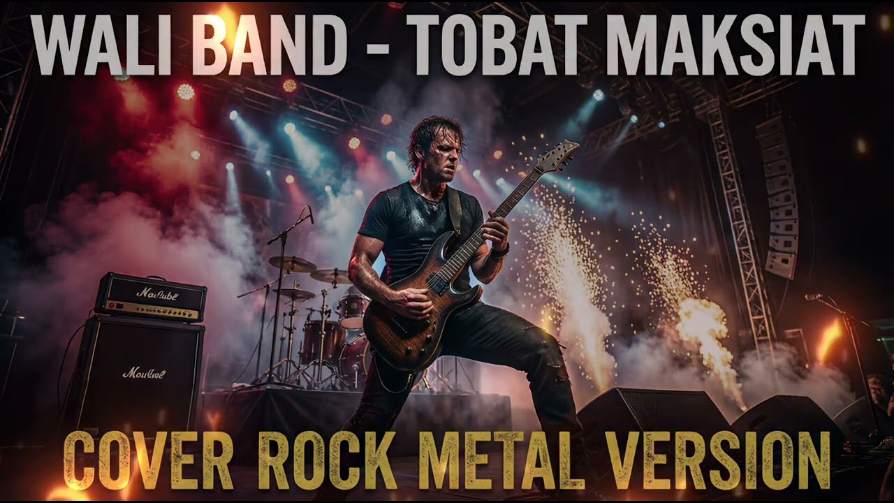 TOBAT MAKSIAT - WALI BAND || COVER ROCK METAL AI