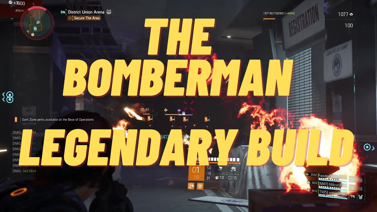 THE DIVISION 2 -THE BOMBERMAN LEGENDARY BUILD TU11.1