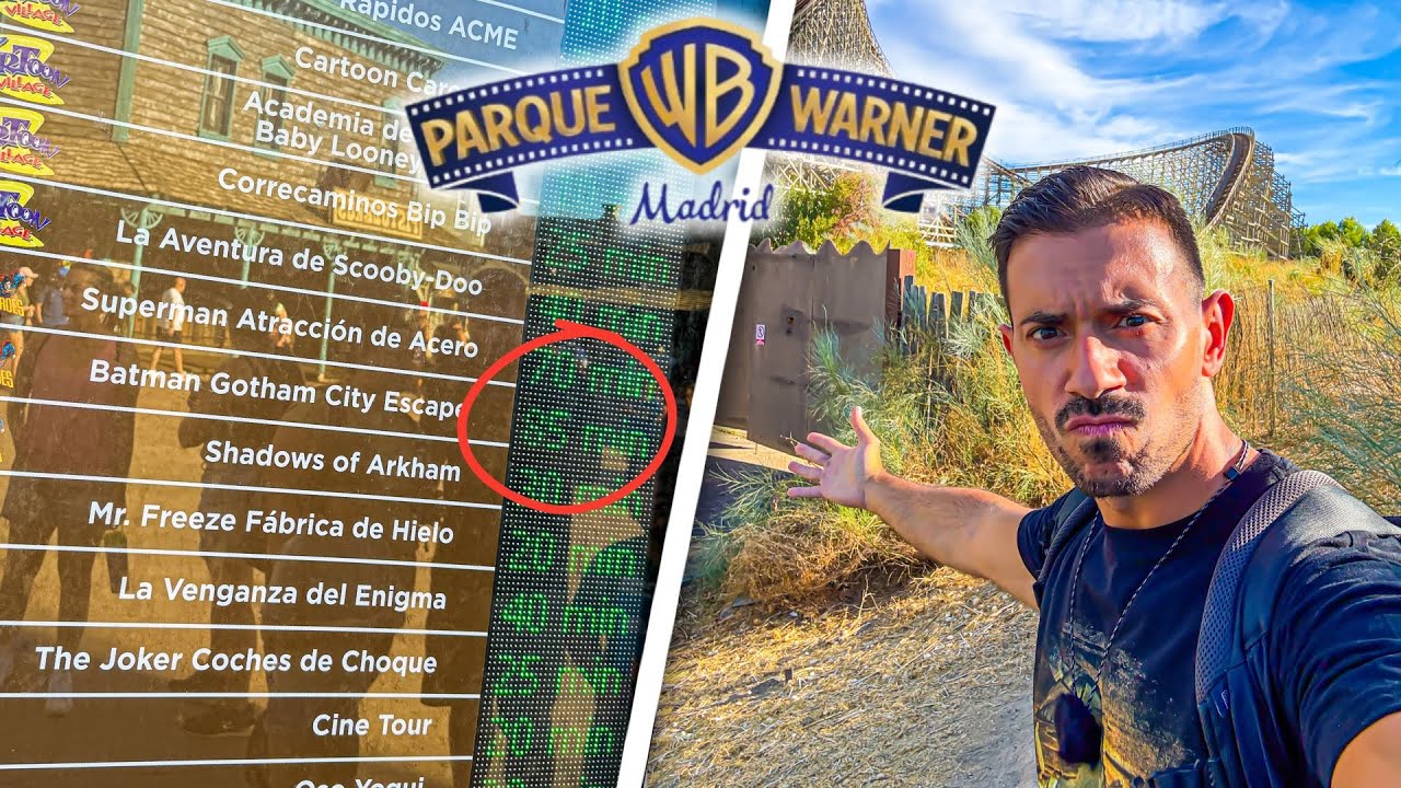🎢 PARQUE WARNER MADRID 2025 Vlog Agosto | ¡Afluencia BESTIAL!