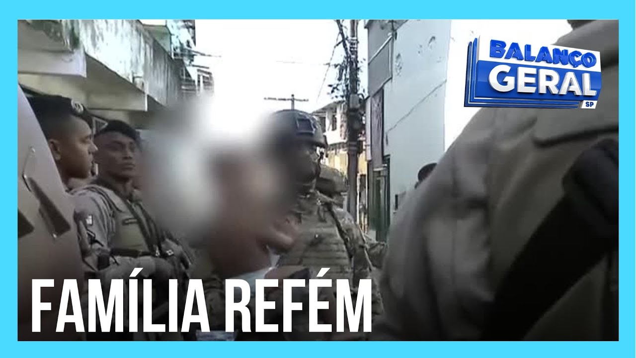 Criminoso faz família refém durante perseguição policial na Bahia