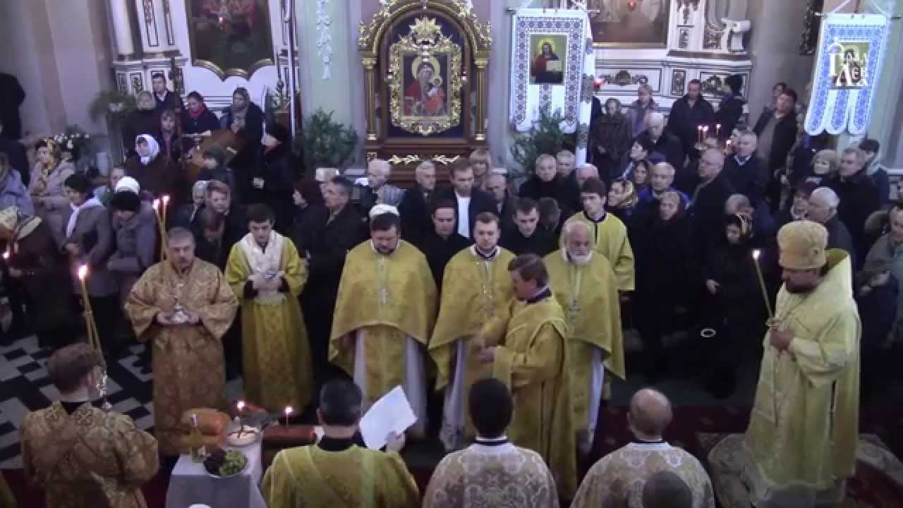 Божественна Літургія і заупокійна літія 23.11.2014