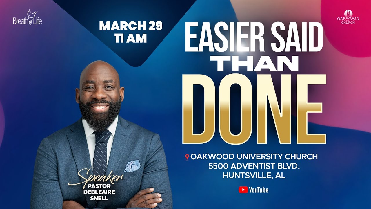 Pastor Snell | Easier Said Than Done | Sermon Only