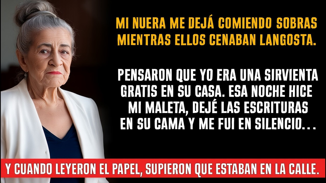 Fui Una Madre Invisible Hasta Que Me Fui. La Carta Que Hizo Llorar A Mi Hijo Y A Mi Nuera 💔