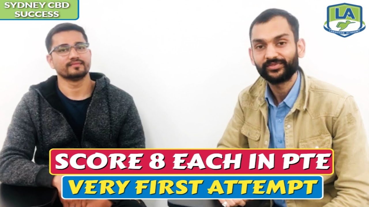 Adnan from India | 8 Each in PTE | Very First Attempt | Language Academy Sydney CBD PTE NAATI IELTS
