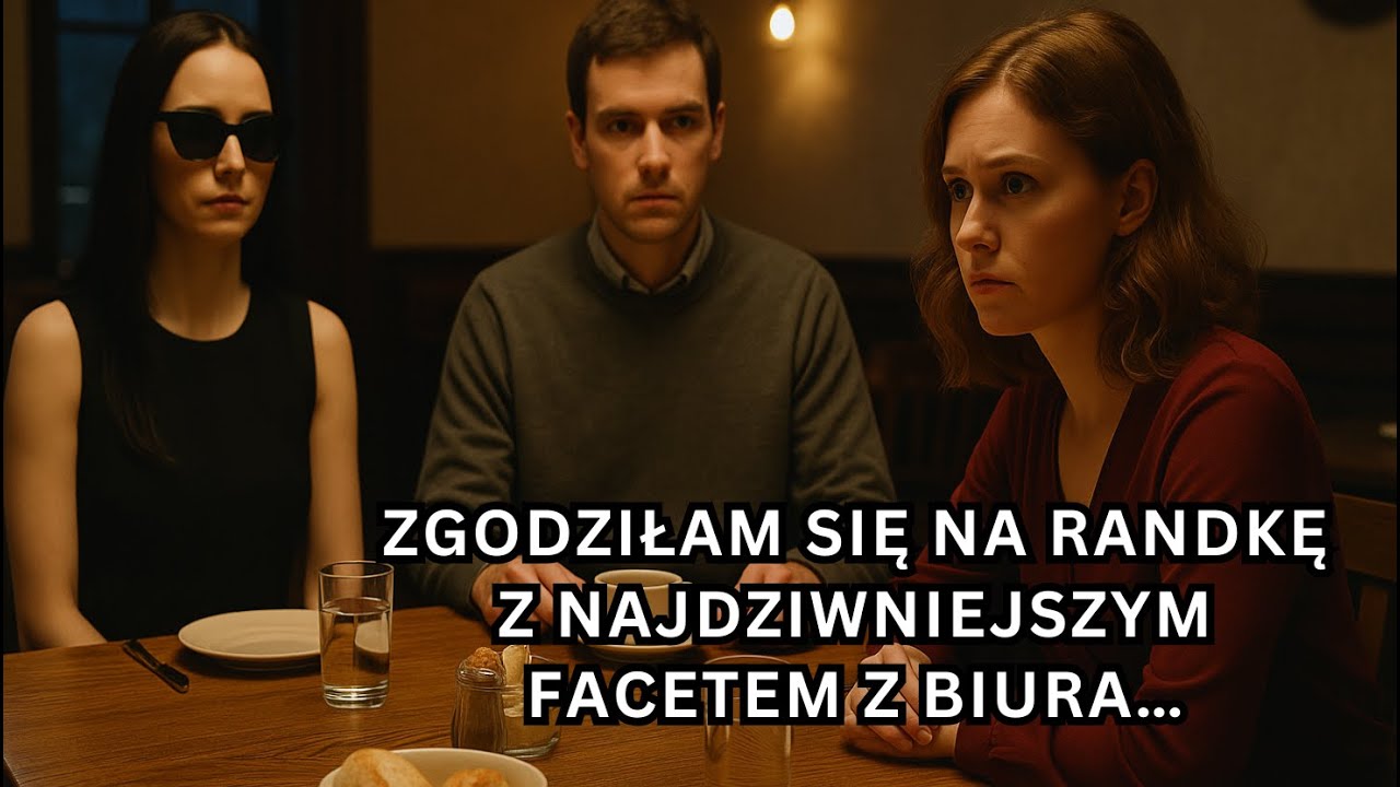 Poszłam na randkę z najdziwniejszym facetem z biura. Nie spodziewałam się, że przyjdzie ze swoją...