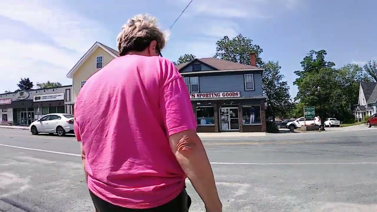 Walking tour in Shelburne, Nova Scotia, Canada
