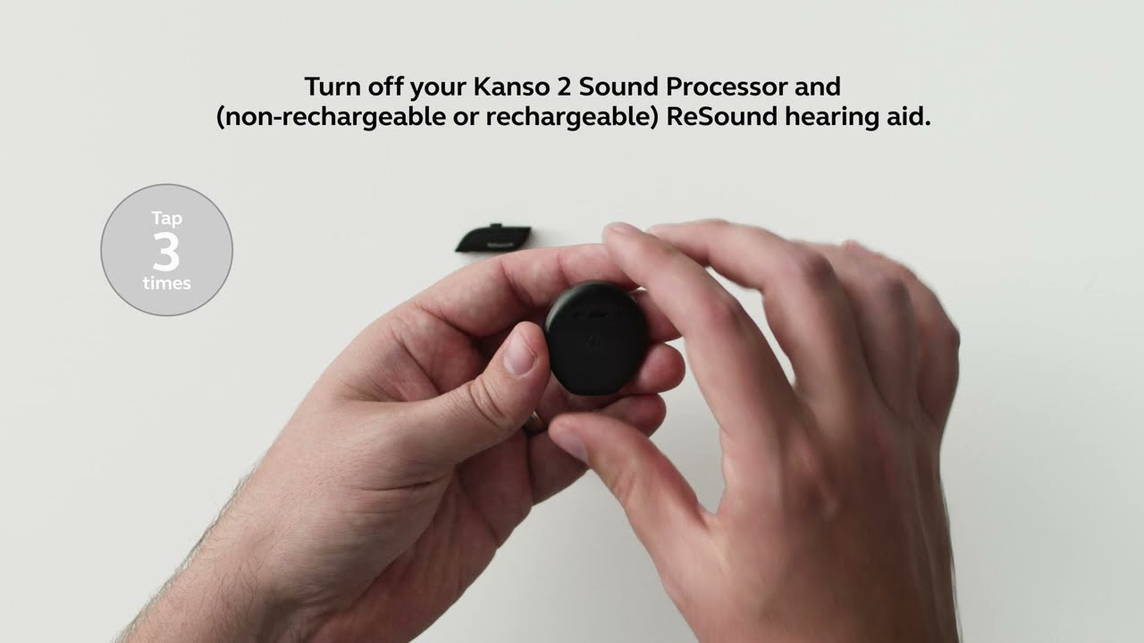How to pair your Kanso 2 Sound Processor and ReSound hearing aid with a Cochlear Wireless Phone Clip