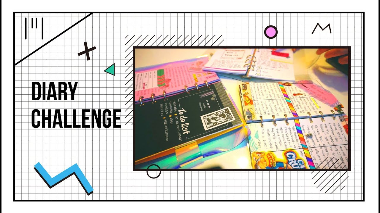 [다꾸챌린지] 친구들과 눈감고 뽑아서 다꾸하기! / 다이어리꾸미기 / 망고펜슬