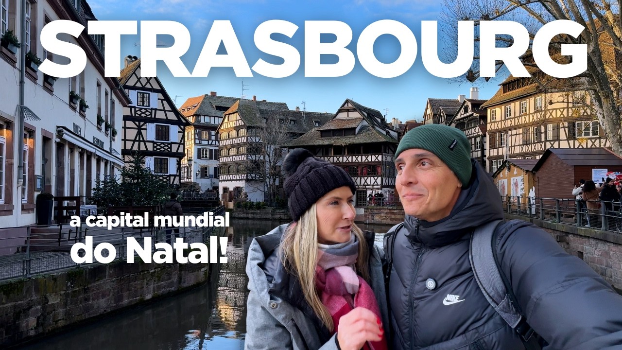 Passamos o Natal em ESTRASBURGO (Strasbourg), a CAPITAL DO NATAL, na FRANÇA!