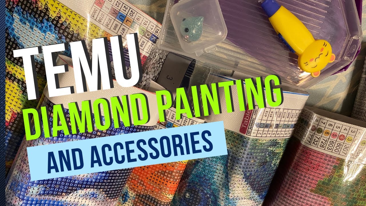 Temu Diamond Painting and Accessories! @temushop #temu