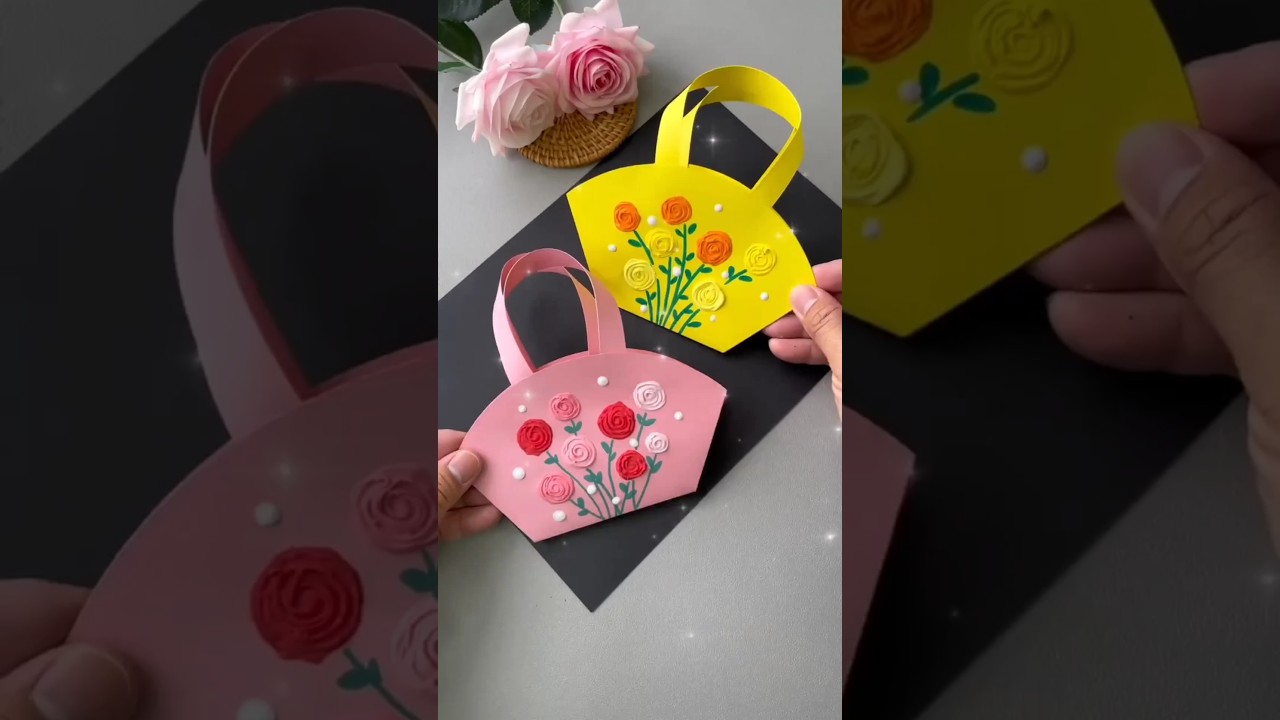 Beautiful Paper Bag || #paperbag #bag #beautifulbag