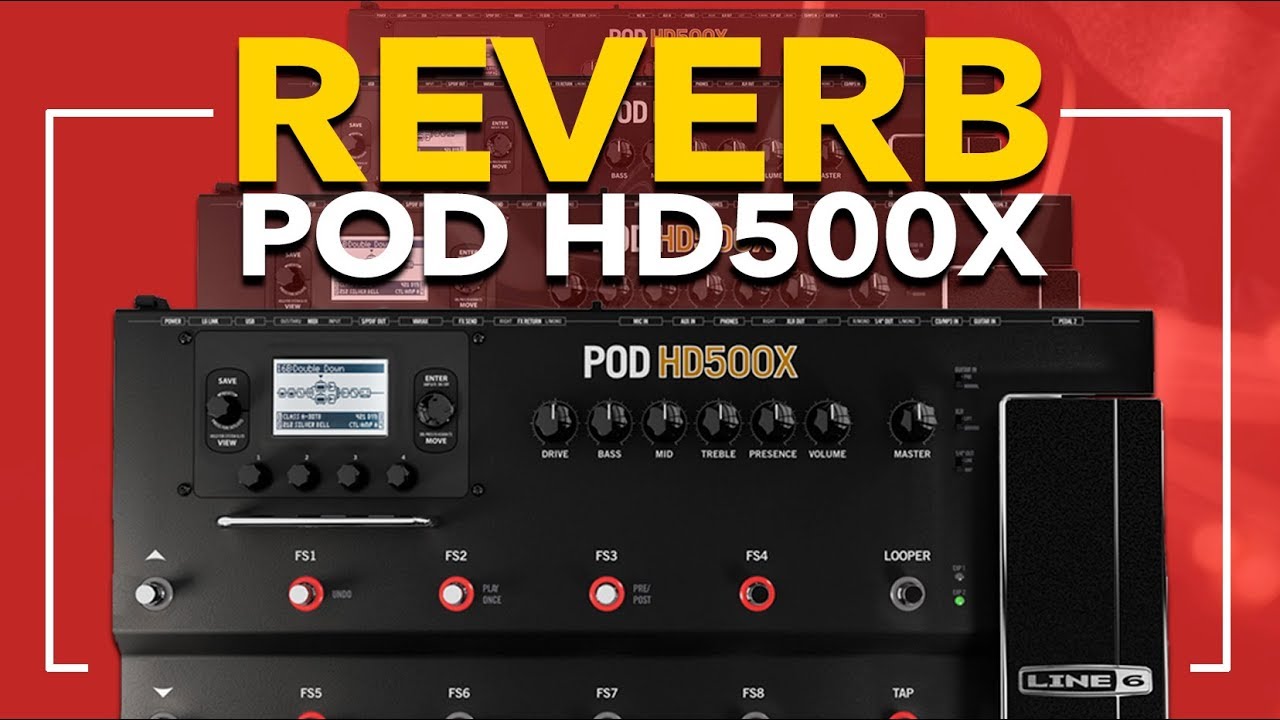 REVERB DE AMBIENTE | Line 6 POD HD500X ► Sebastian Mora