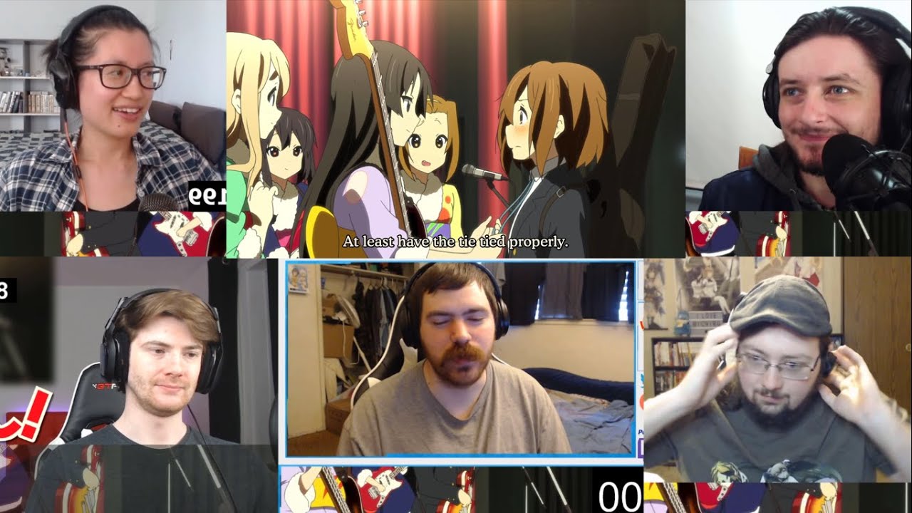 K-ON! Season 1 Episode 12 Reaction Mashup けいおん! 海外 の 反応