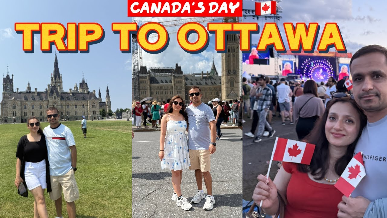 FIRST TIME Spending Canada Day in Ottawa! 🇨🇦 You MUST See This Cruise! 