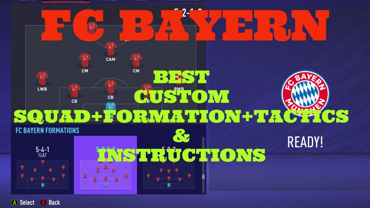 BAYERN BEST ATTACKING GAMEPLAN, TACTICS, INSTRUCTIONS IN FIFA 21 |META FORMATION LATEST UPDATE MARCH