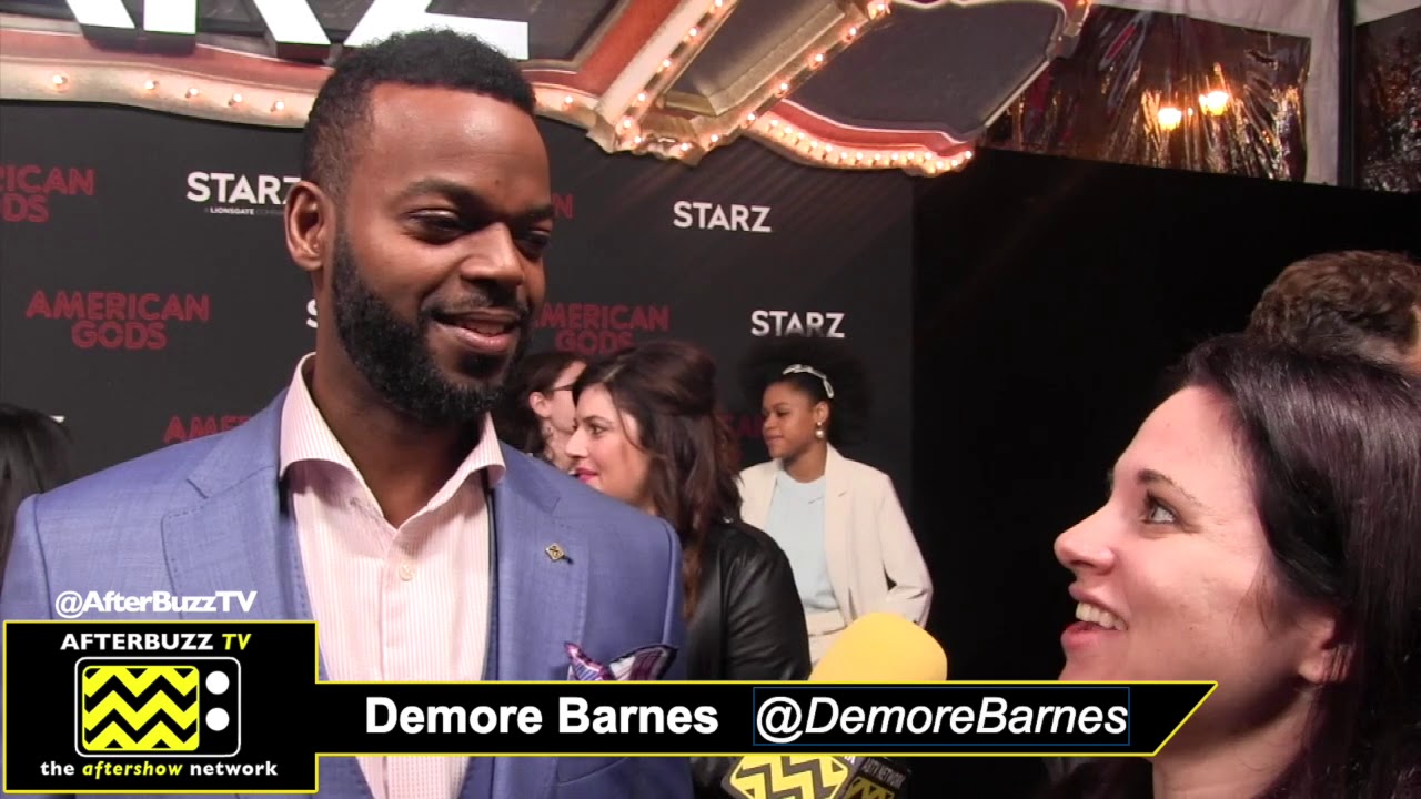 Demore Barnes Interview | American Gods | Red Carpet