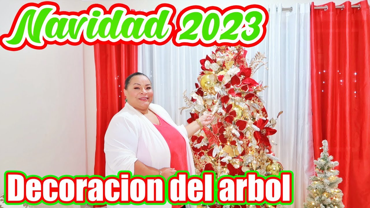 DECORACION DEL ARBOL DE NAVIDAD 🎄/ DECORA TU ÁRBOL DE NAVIDAD