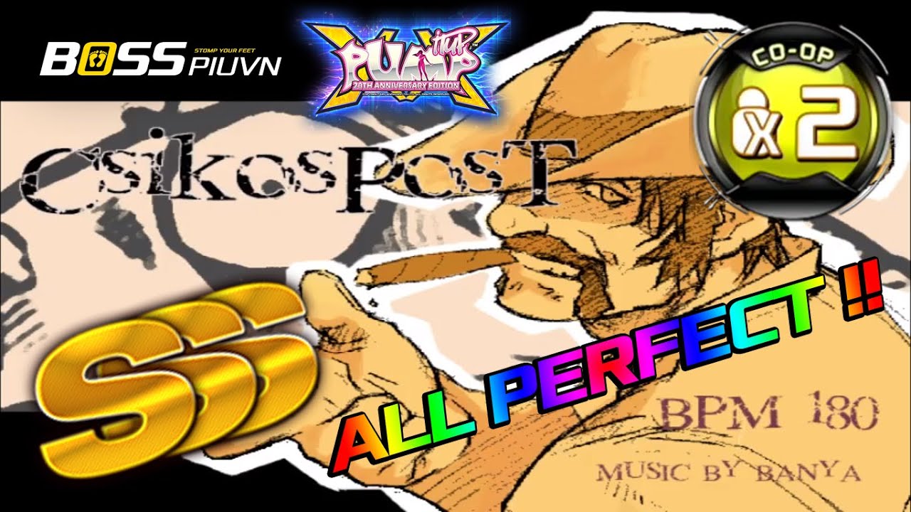 [PUMP IT UP XX] Csikos Post CO-OP X2 / Double Performance | All Perfect!! (SSS) ✔