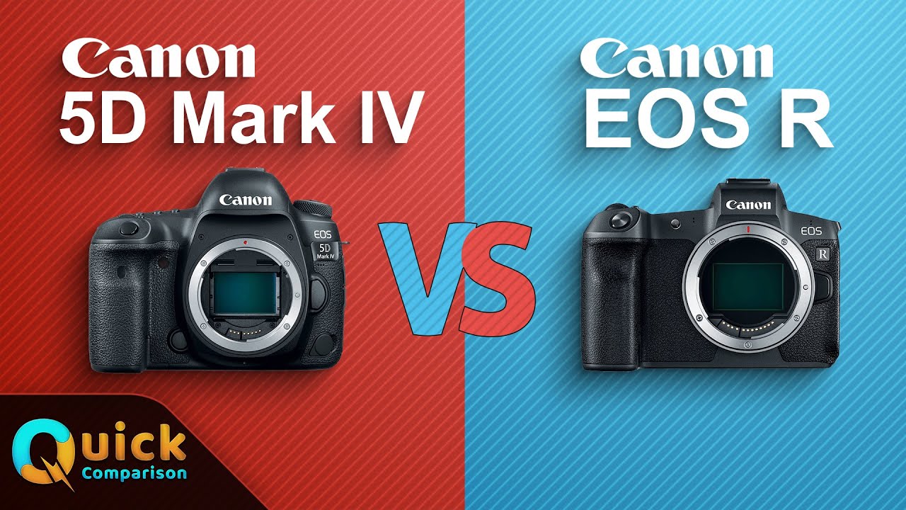 CANON EOS 5D Mark IV vs CANON EOS R | Quick Camera Comparison