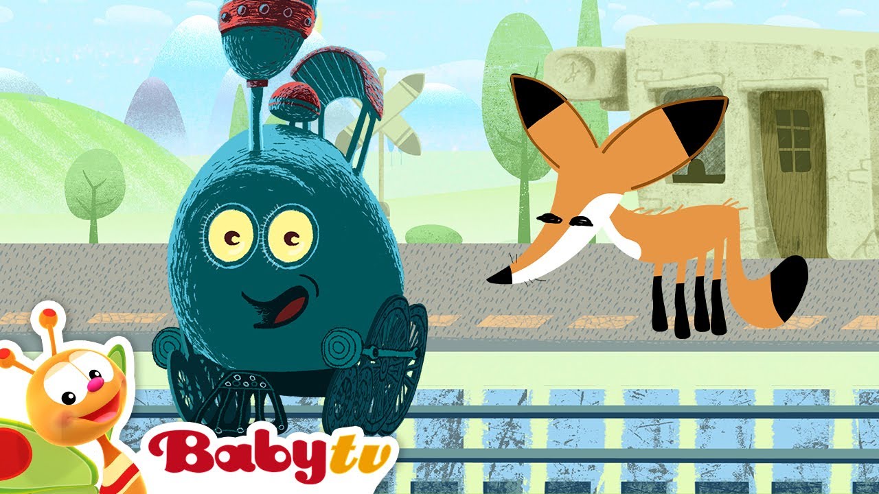 Forme sul treno 🔺 🟢​🟨​ | Animazione per bambini | @BabyTVIta