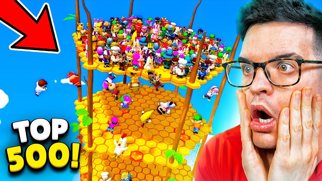 TOP 500 MEJORES MOMENTOS de STUMBLE GUYS! 😳