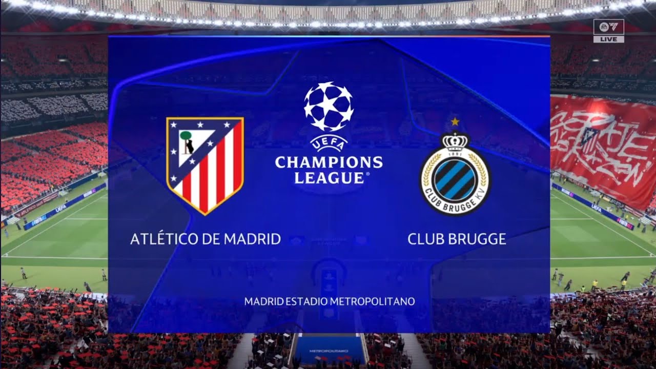 PS4 FC 26 | Atletico Madrid VS Club Brugge at Civitas Metropolitano Play-off Second Leg | UCL 25/26
